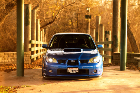 Subaru Impreza WRX STI wallpaper 480x320