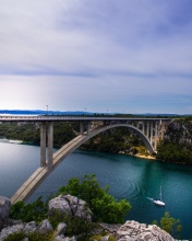 Sfondi Krka River Croatia 176x220
