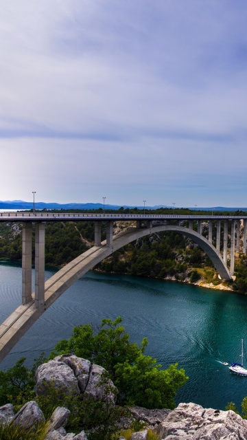 Sfondi Krka River Croatia 360x640