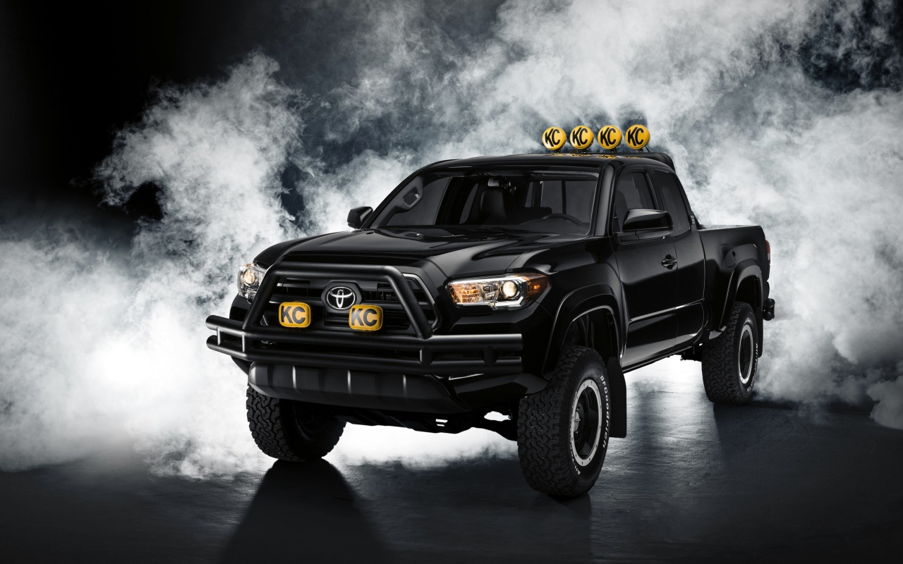 Toyota Tacoma Black wallpaper 1280x800