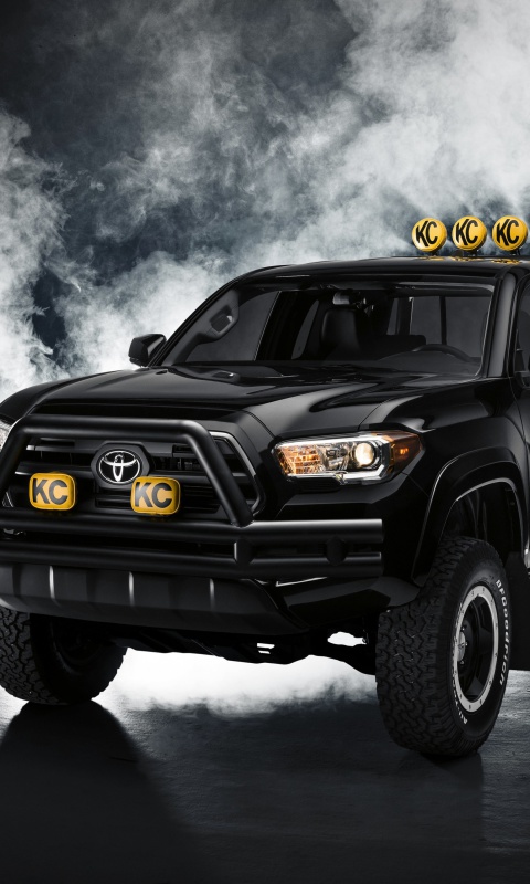 Toyota Tacoma Black wallpaper 480x800