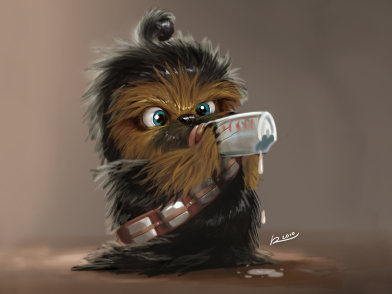 Screenshot №1 pro téma Baby Chewbacca 800x600