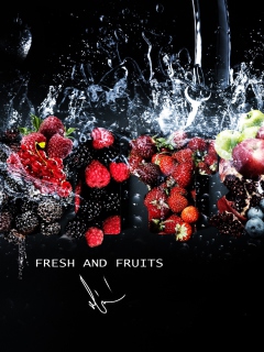 Fresh Fruits wallpaper 240x320