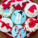 Обои Christmas Pastry Dessert 128x128