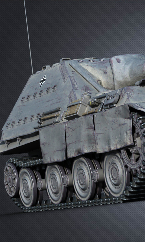Fondo de pantalla World of Tanks Jagdpanther II 480x800