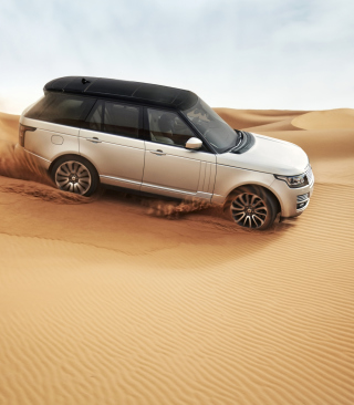 Range Rover In Desert - Obrázkek zdarma pro Nokia Lumia 928