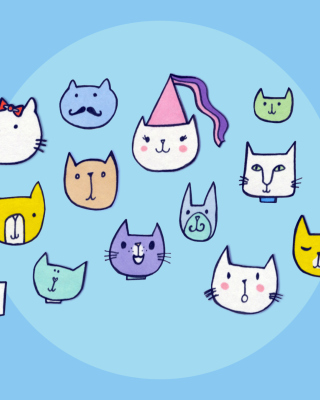 Happy Cats - Obrázkek zdarma pro Nokia C2-01