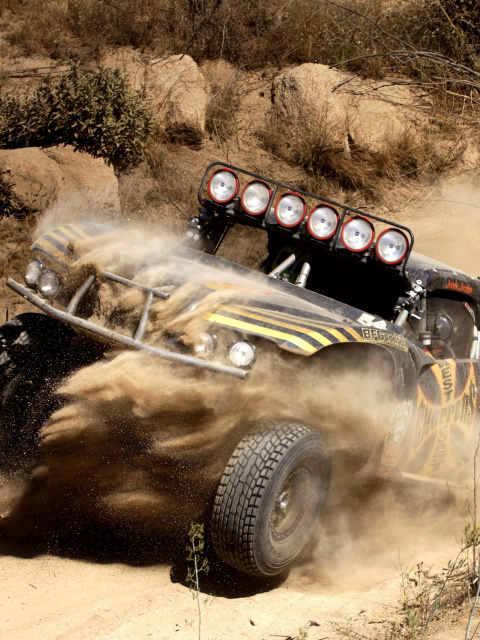 Das Jesse James Trophy Truck Wallpaper 480x640