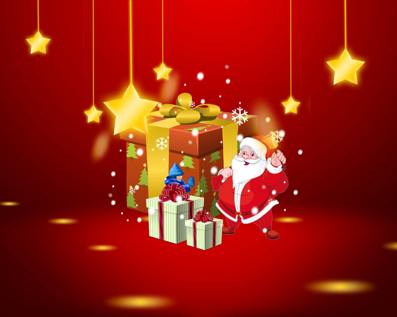 Обои We Wish You A Merry Christmas 1600x1280