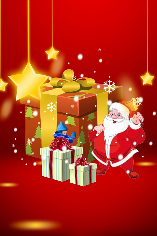 Das We Wish You A Merry Christmas Wallpaper 640x960