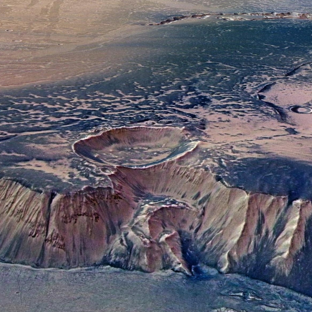 Sfondi Mars Crater 1024x1024