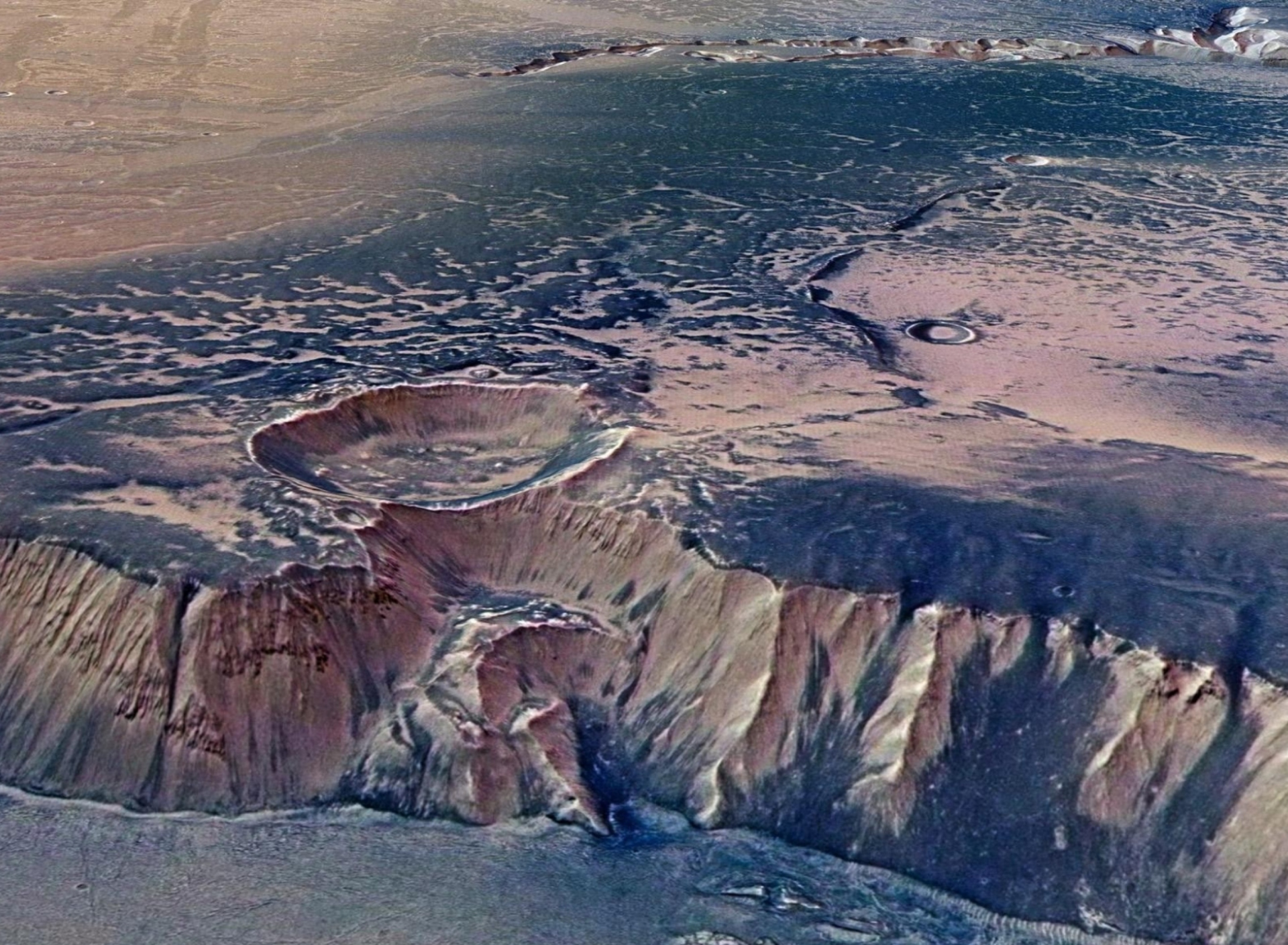 Screenshot №1 pro téma Mars Crater 1920x1408