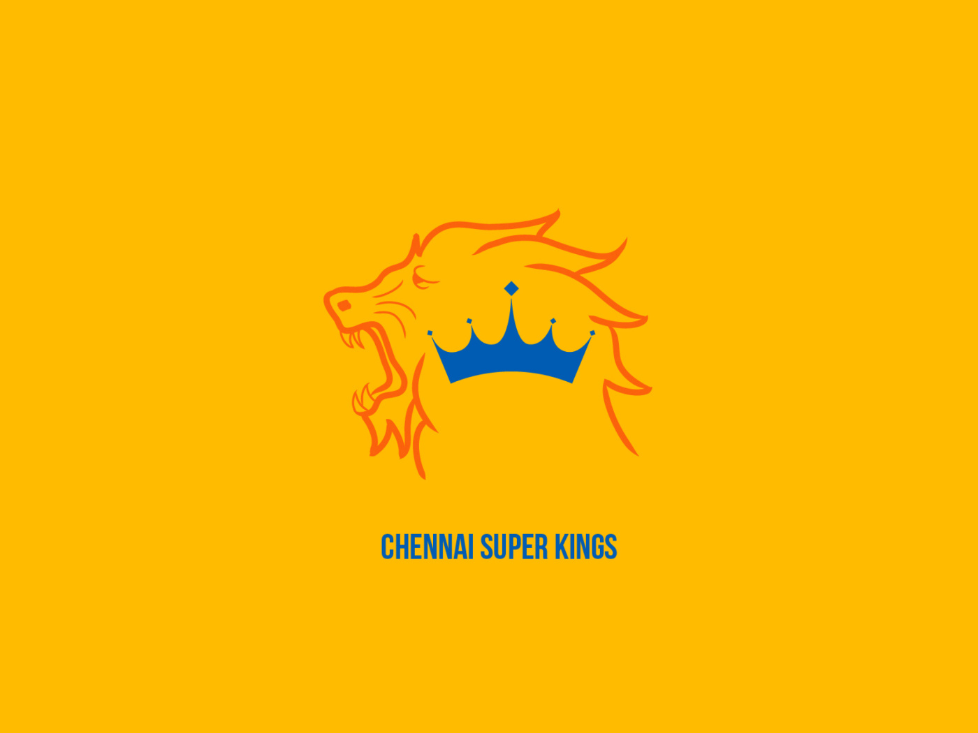 Screenshot №1 pro téma Chennai Super Kings IPL 1400x1050