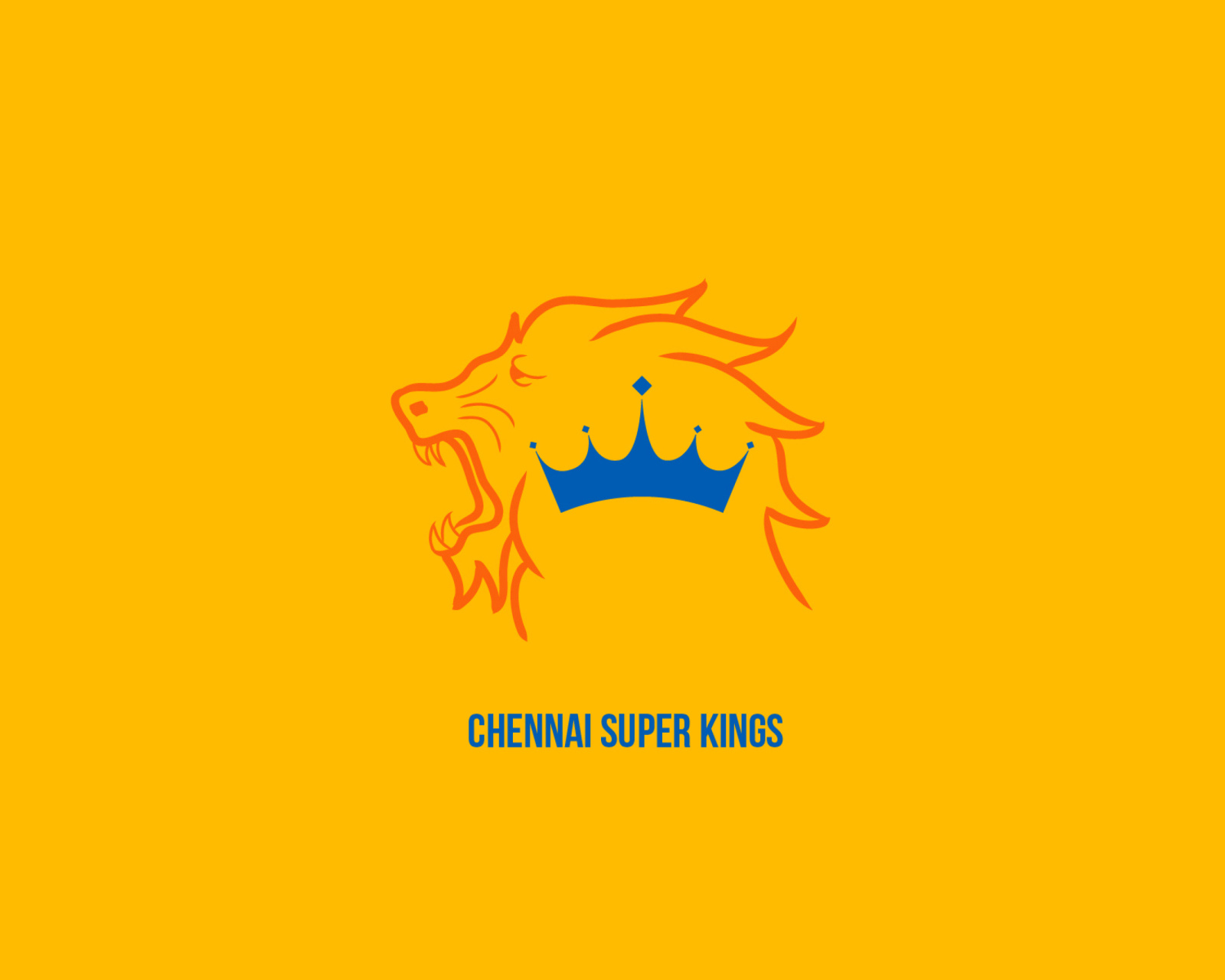 Das Chennai Super Kings IPL Wallpaper 1600x1280