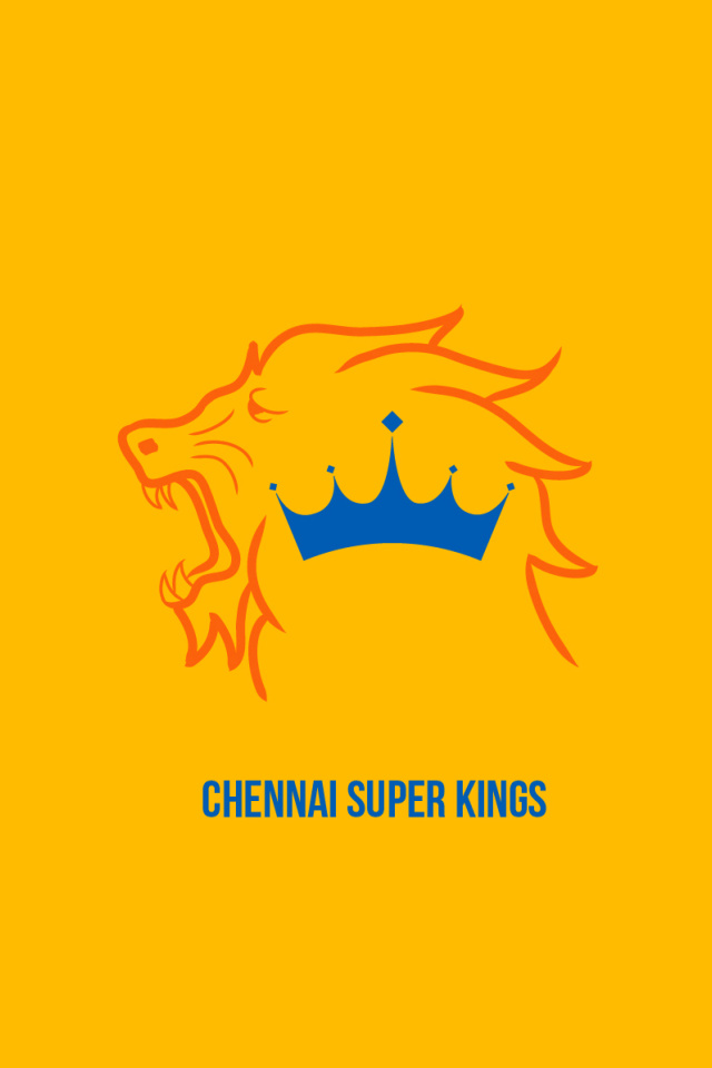 Das Chennai Super Kings IPL Wallpaper 640x960
