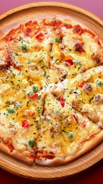 Das Delicious Pizza Wallpaper 360x640