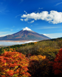 Screenshot №1 pro téma Mount Fuji 3776 Meters 128x160