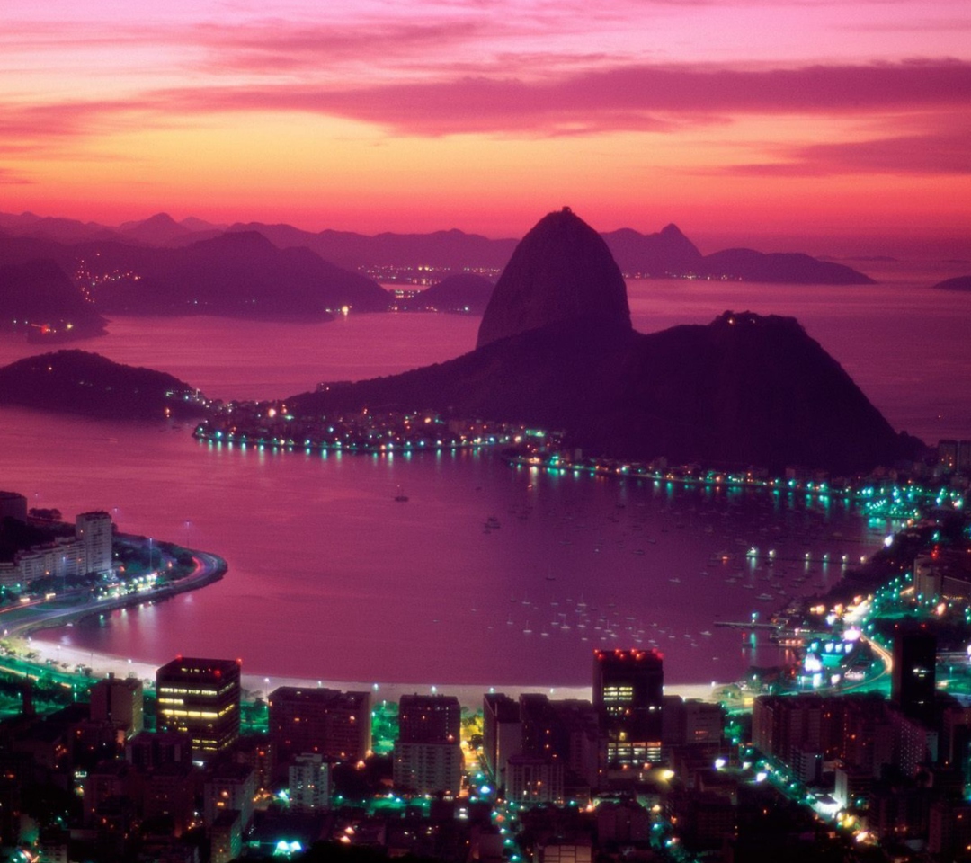 Screenshot №1 pro téma Sugarloaf Mountain Rio Brazil 1080x960