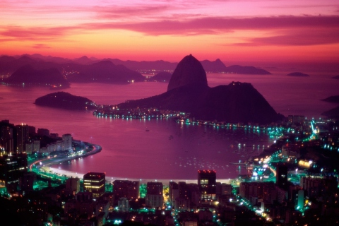 Screenshot №1 pro téma Sugarloaf Mountain Rio Brazil 480x320