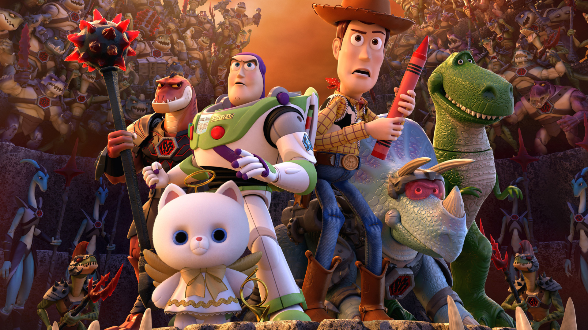 Screenshot №1 pro téma Toy Story That Time Forgot Wide 1920x1080