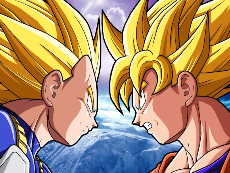 Screenshot №1 pro téma Goku Vs Vegeta 800x600