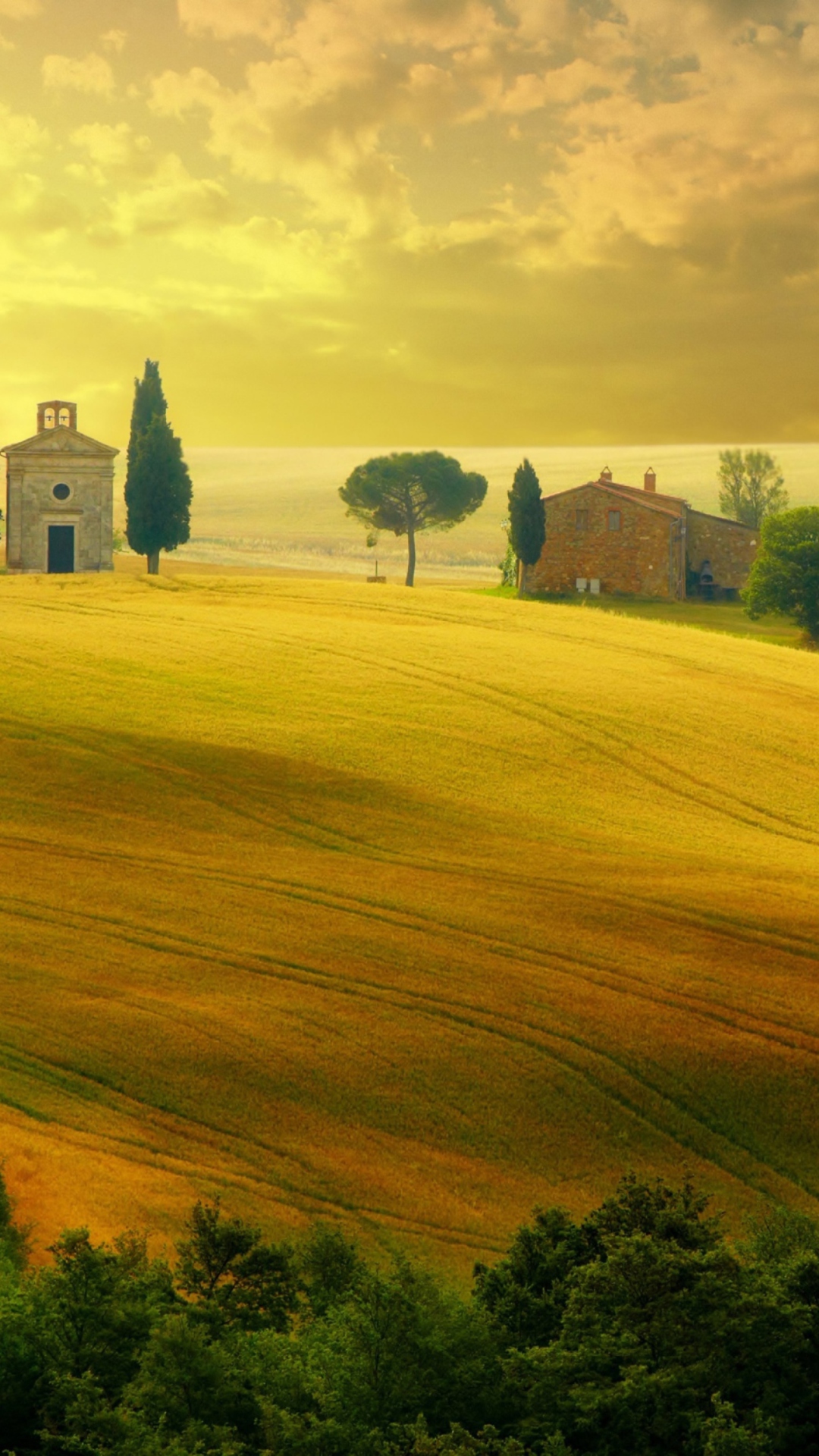 Sfondi Tuscany - Discover Italy 1080x1920
