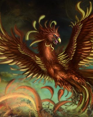 Mythology Phoenix Bird - Obrázkek zdarma pro Nokia C1-00