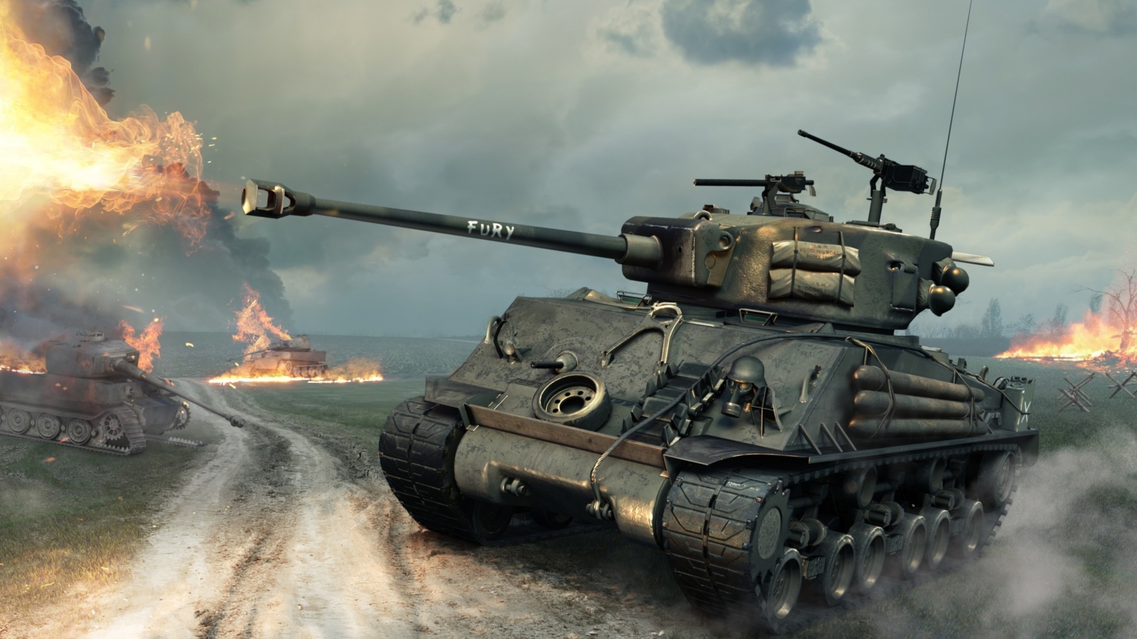 World of Tanks Blitz America wallpaper 1600x900