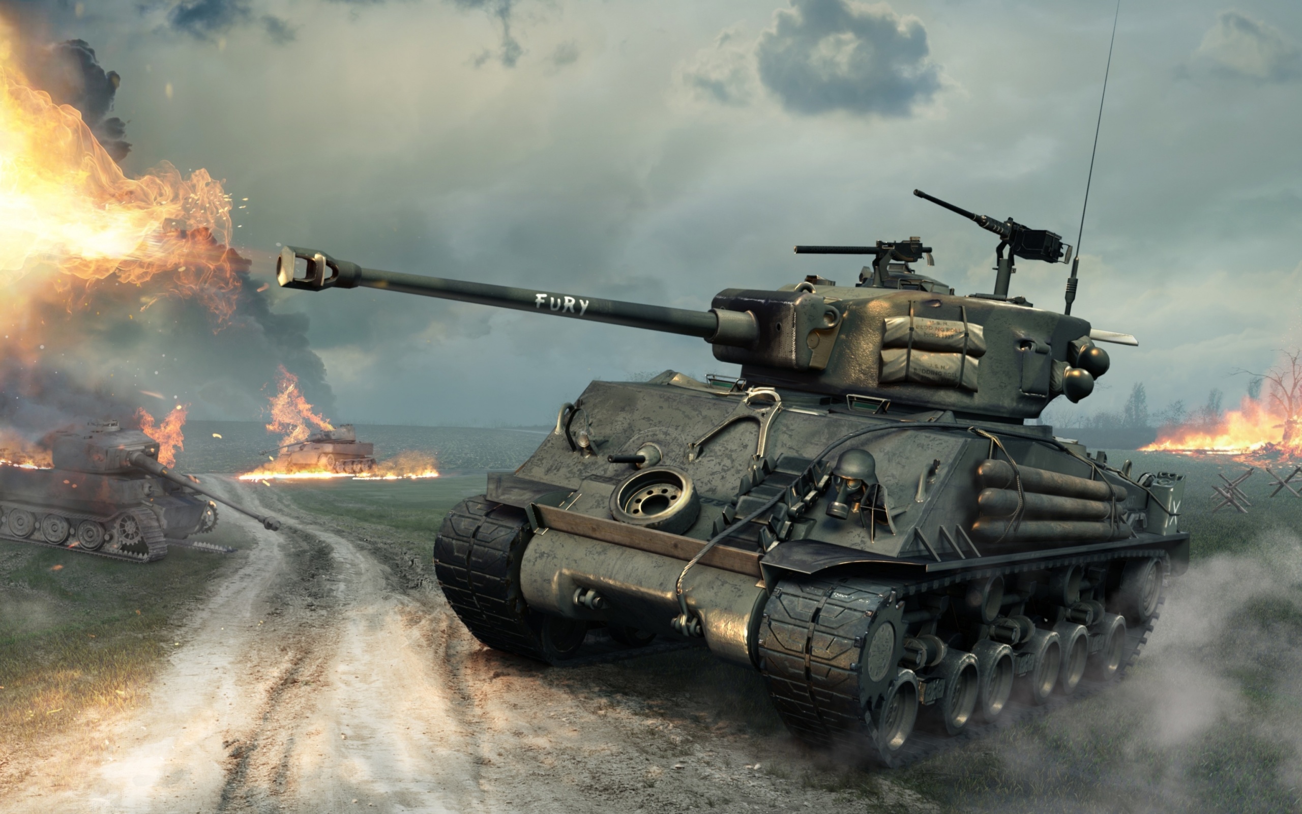 Das World of Tanks Blitz America Wallpaper 2560x1600