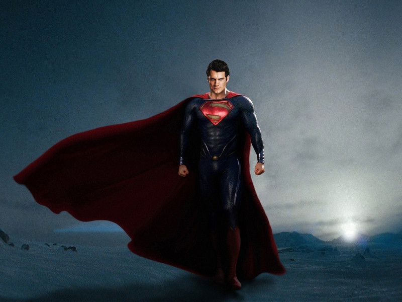 Screenshot №1 pro téma Man Of Steel - Henry Cavill 800x600