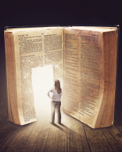 Bible Is A Door To Lightness wallpaper 176x220