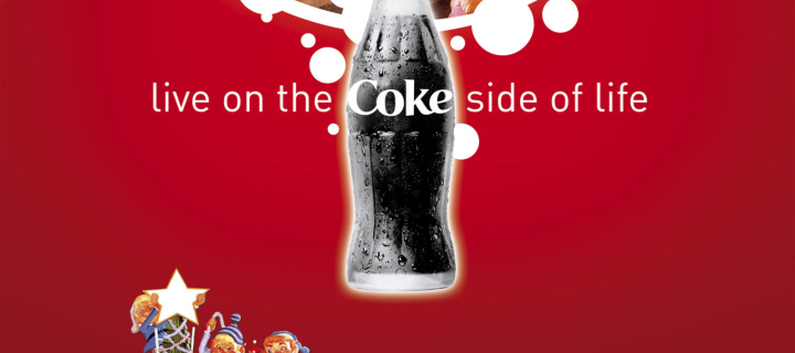 Screenshot №1 pro téma Coca Cola Santa Christmas 720x320