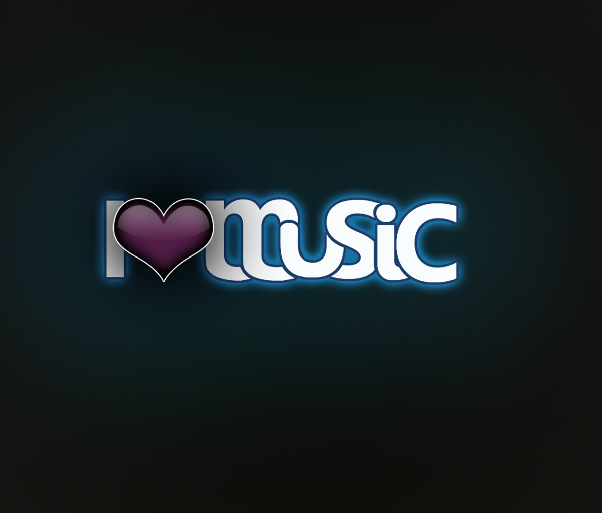 Sfondi I Love Music 1200x1024