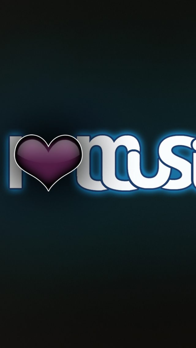 Screenshot №1 pro téma I Love Music 640x1136