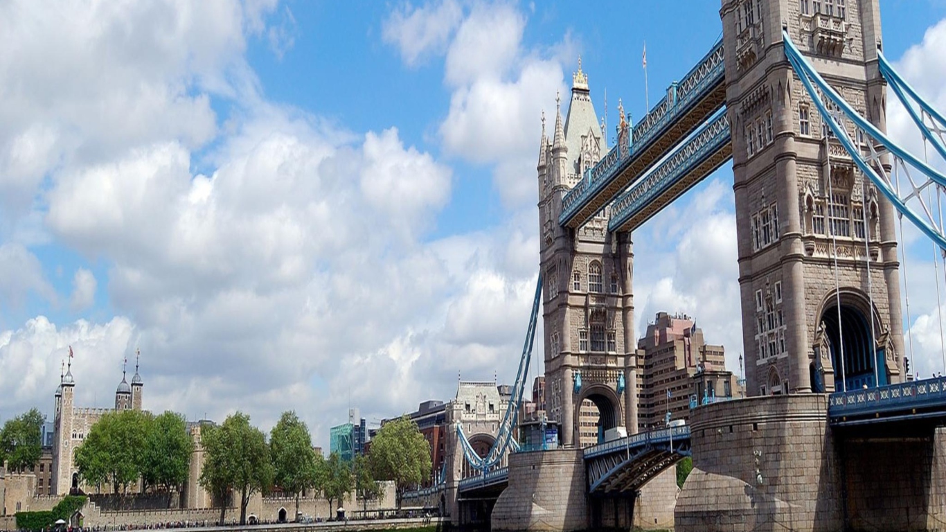 Das Tower Bridge London Wallpaper 1366x768