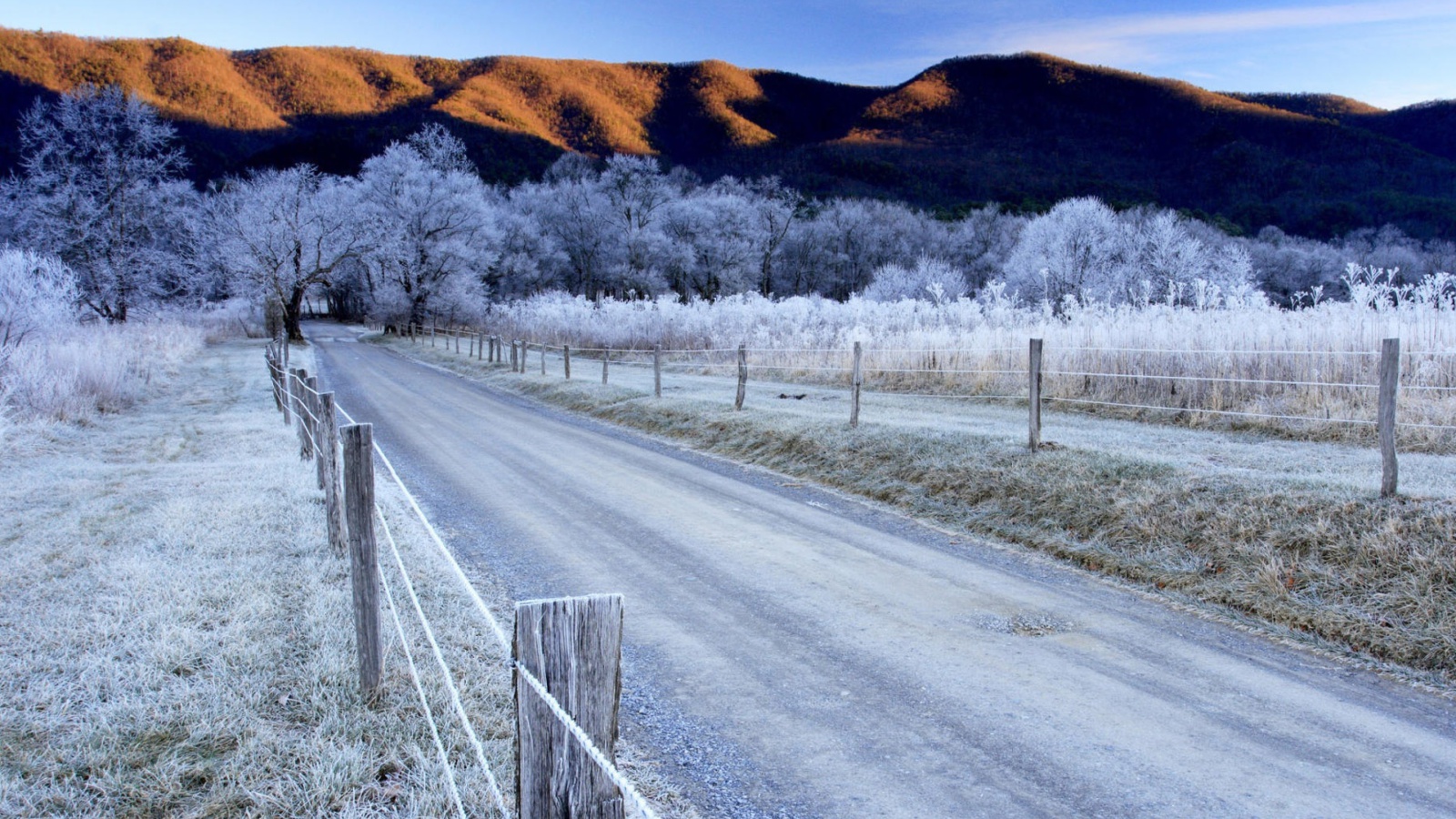 Screenshot №1 pro téma Canada Winter Landscape 1600x900