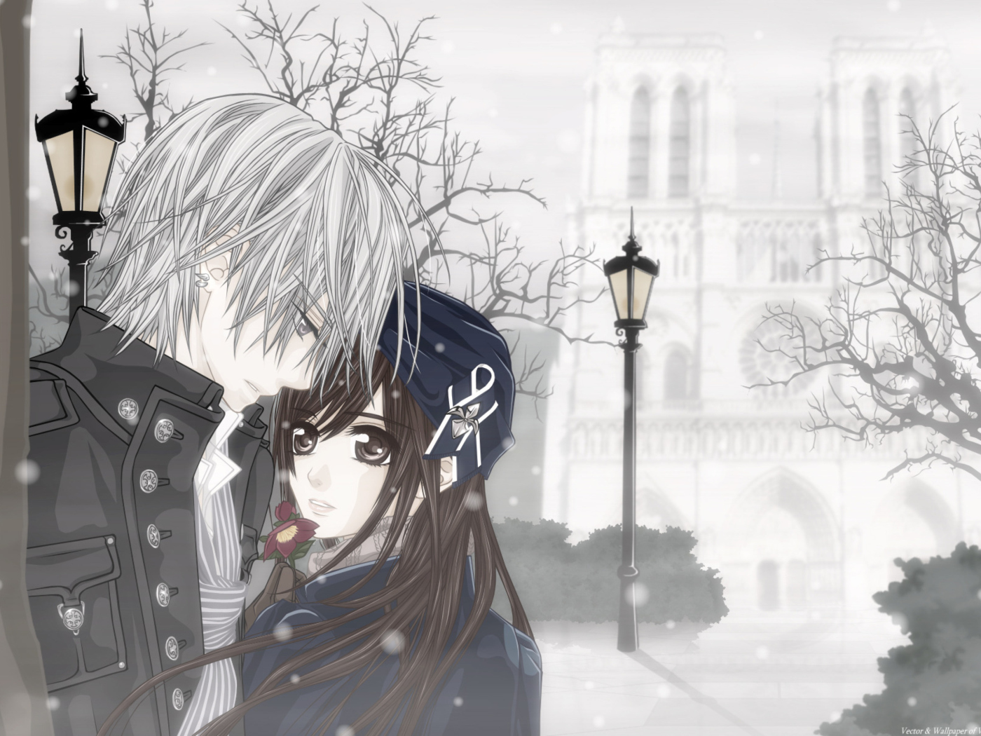 Screenshot №1 pro téma Cute Anime Couple 1400x1050