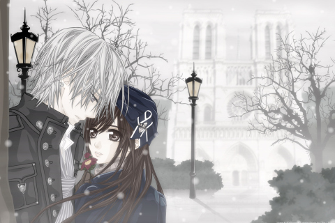 Screenshot №1 pro téma Cute Anime Couple 480x320