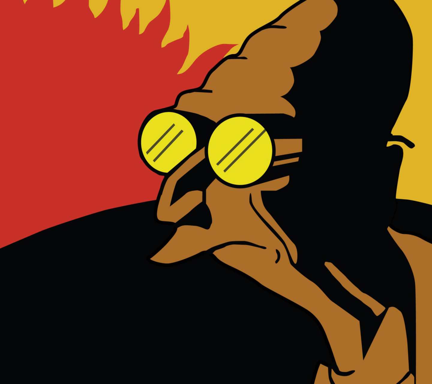 Das Futurama Professor Farnsworth Wallpaper 1440x1280