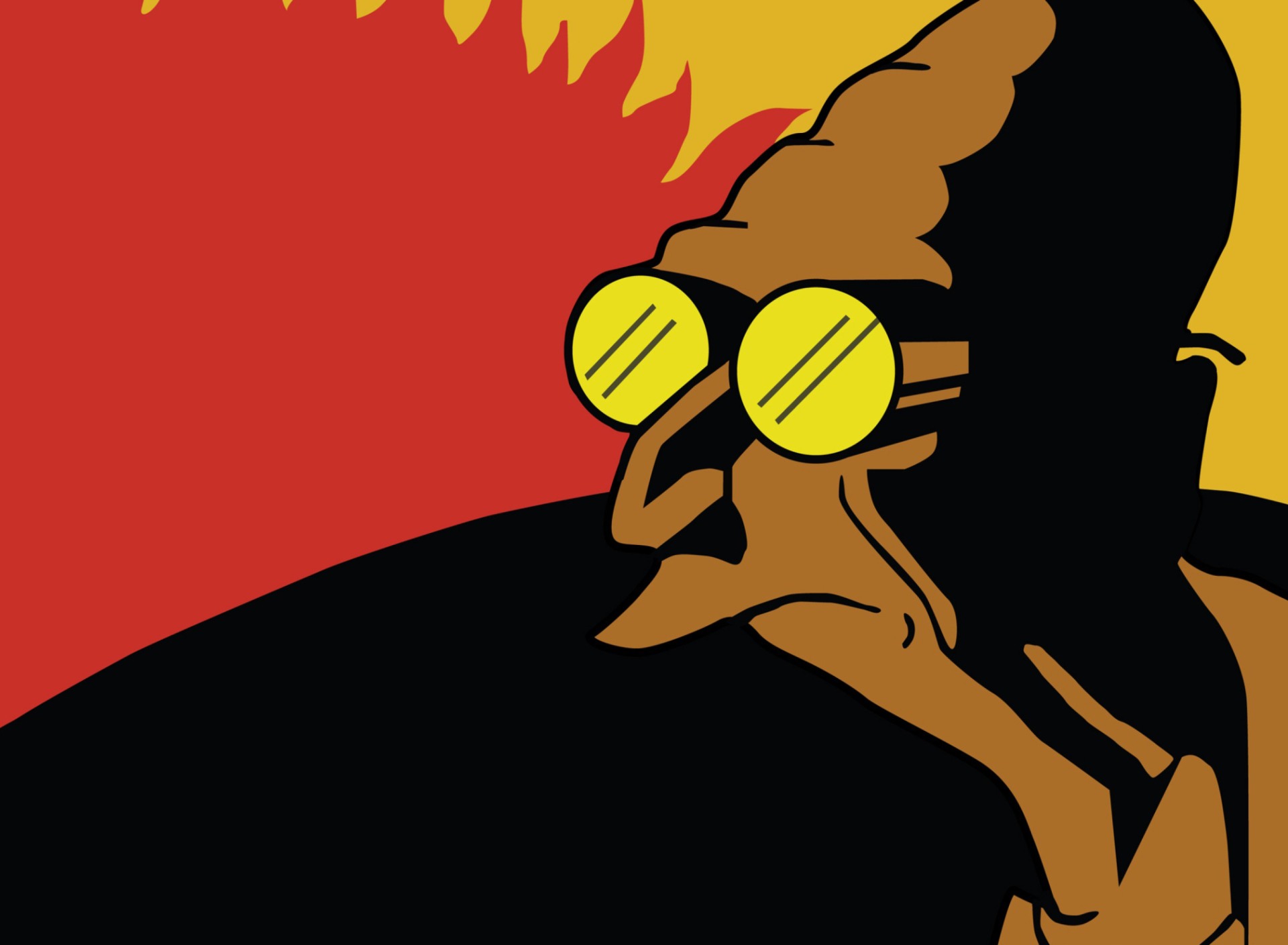 Das Futurama Professor Farnsworth Wallpaper 1920x1408