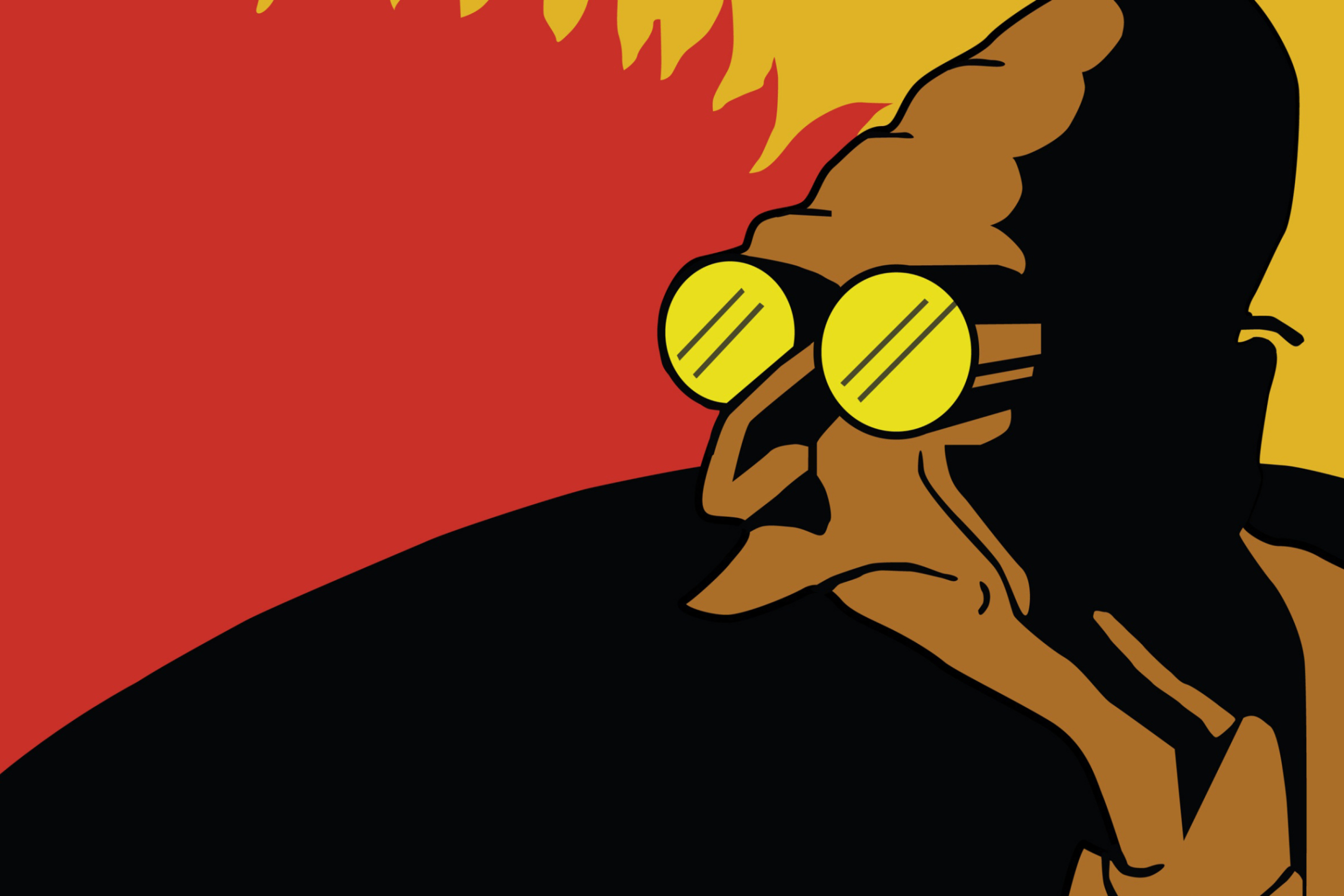Das Futurama Professor Farnsworth Wallpaper 2880x1920