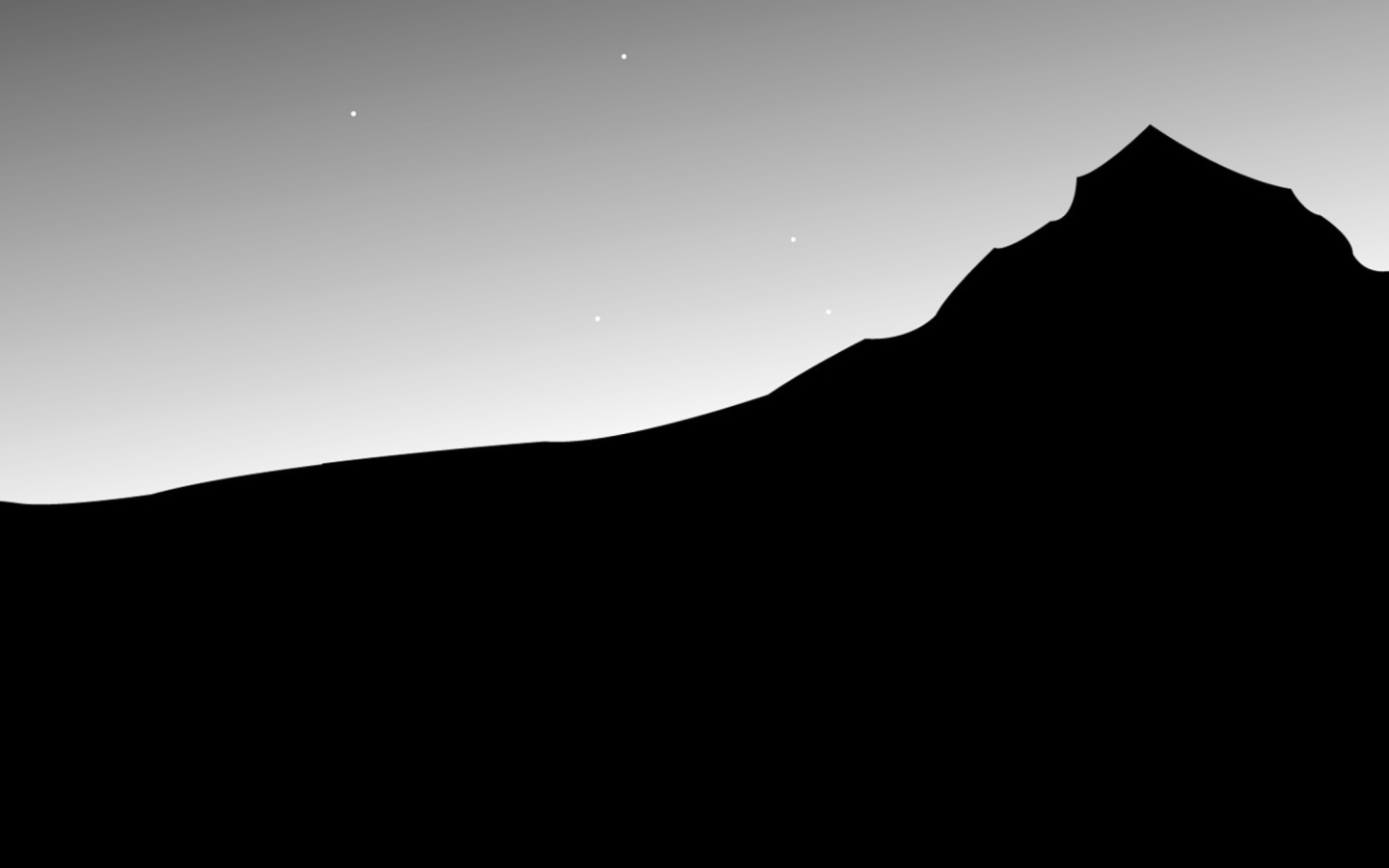 Sfondi Black Mountain 1440x900