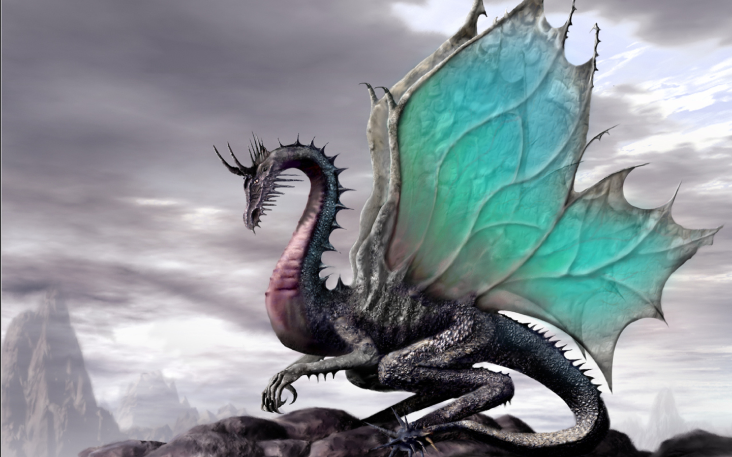 Screenshot №1 pro téma Green Dragon 1440x900