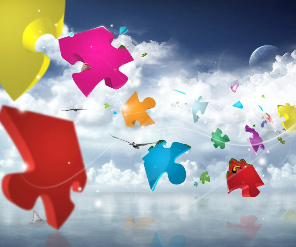 Colorful Puzzle screenshot #1 960x800