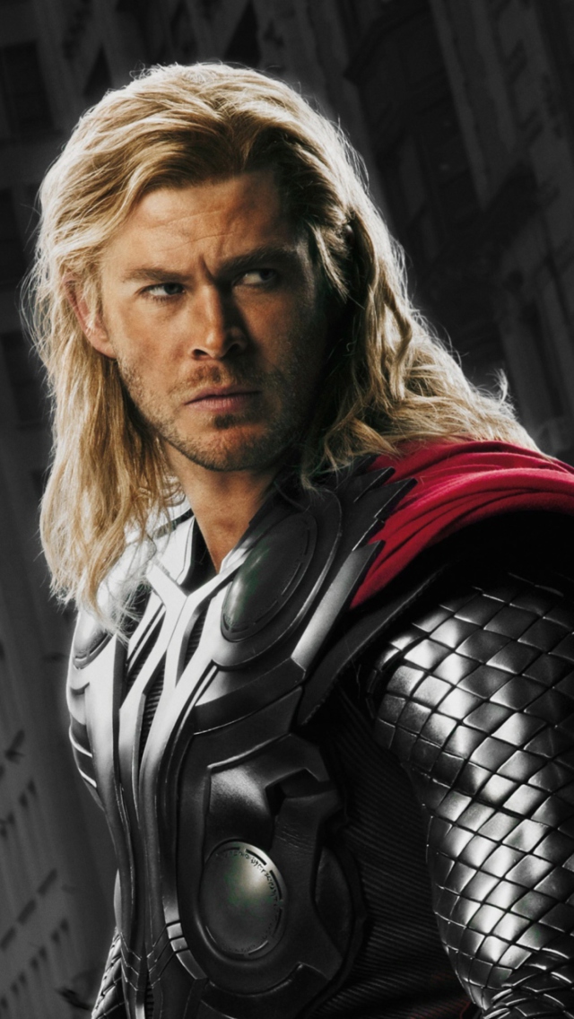 Screenshot №1 pro téma Thor - The Avengers 2012 640x1136