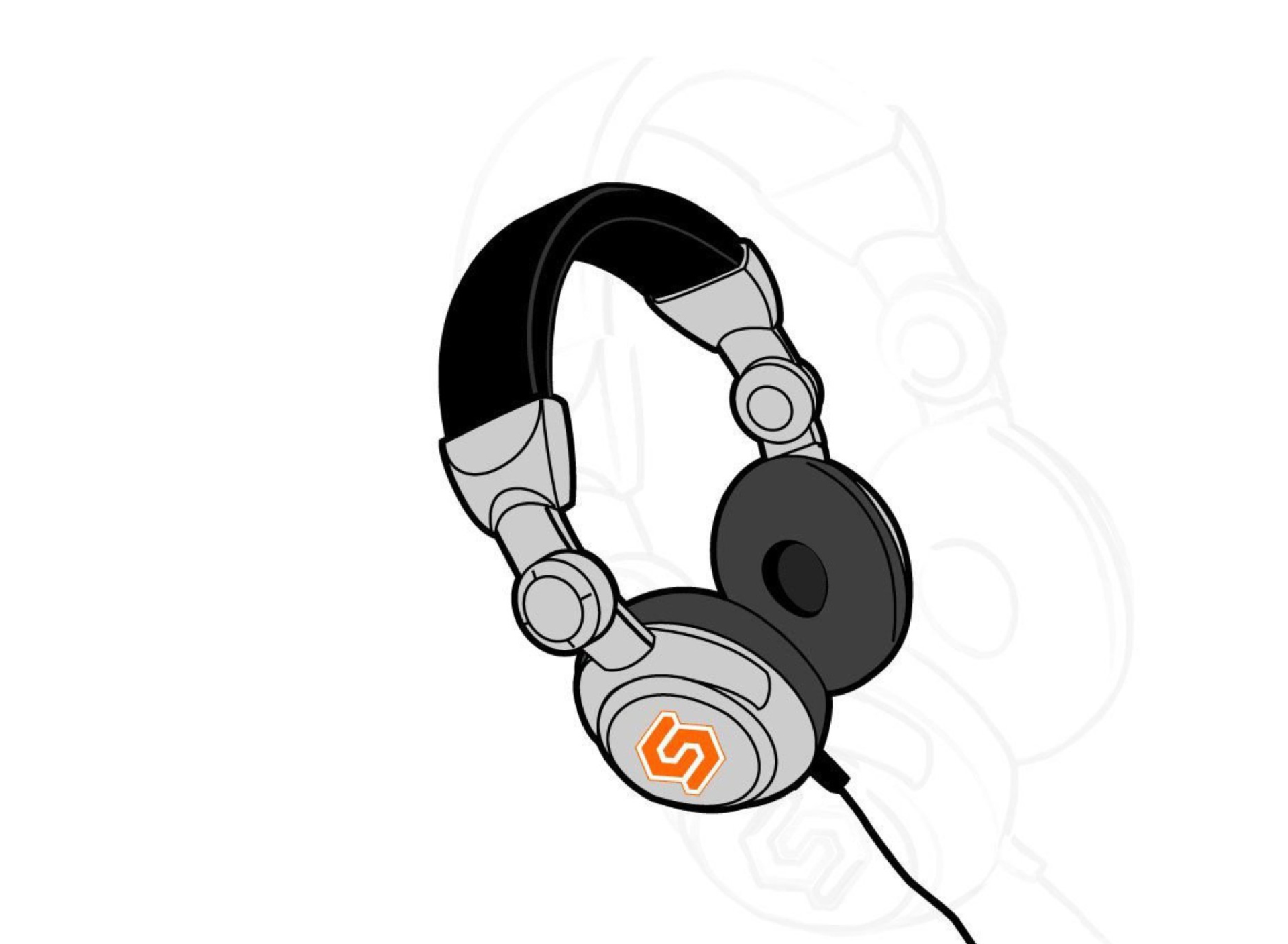 Обои Headphones 1920x1408