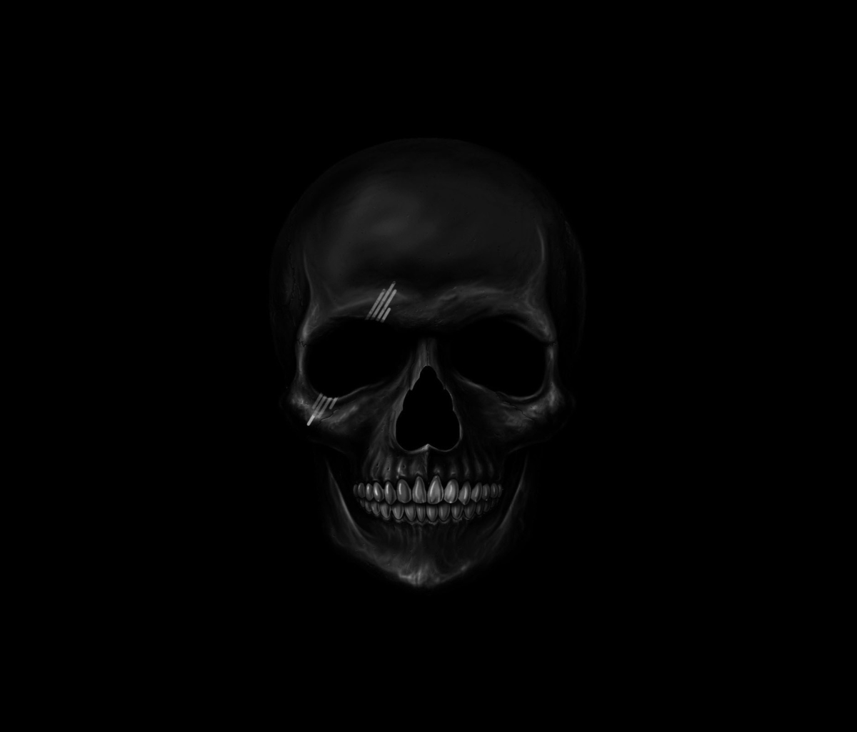 Sfondi Black Skull 1200x1024