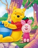 Fondo de pantalla Winnie Pooh 128x160