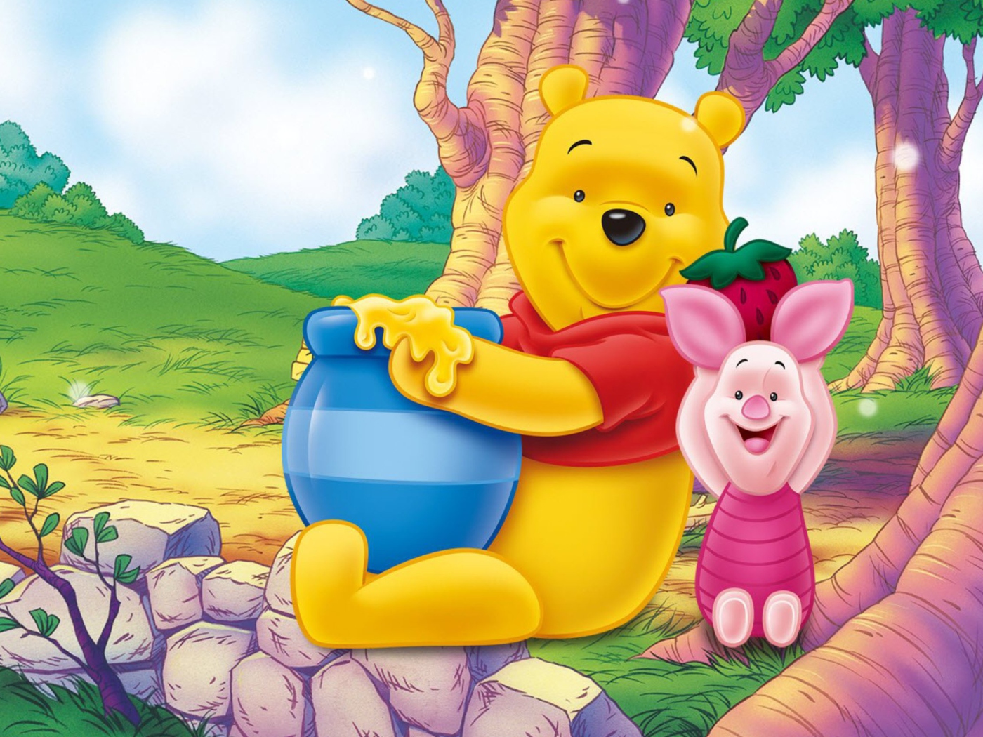 Screenshot №1 pro téma Winnie Pooh 1400x1050