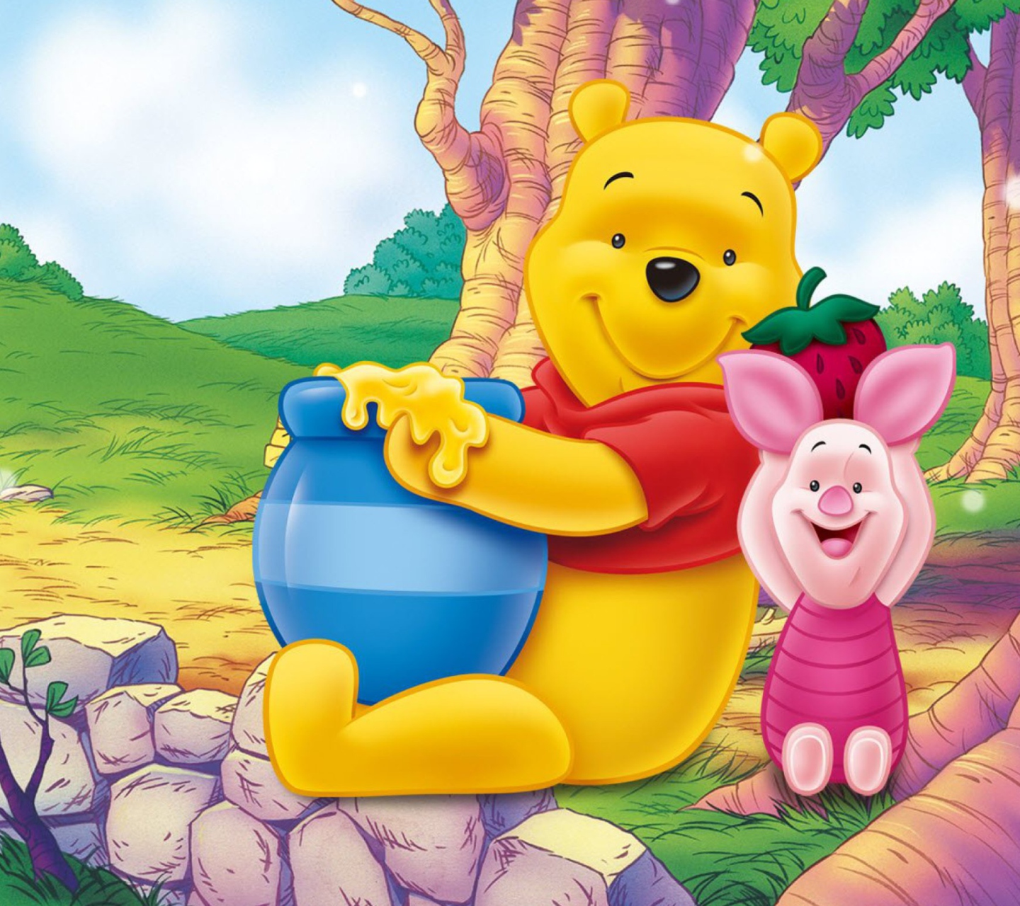Fondo de pantalla Winnie Pooh 1440x1280